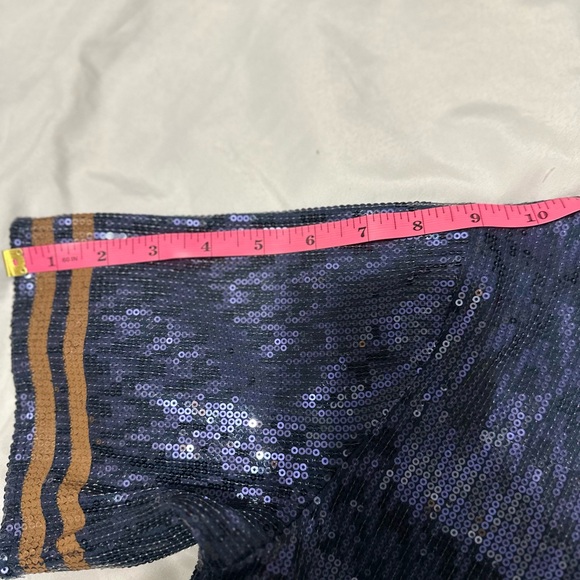MUST GO NOW!! ✨LAST CHANCE FINAL SALE!!✨Zara Navy Blue Sequin Top - Picture 10 of 12